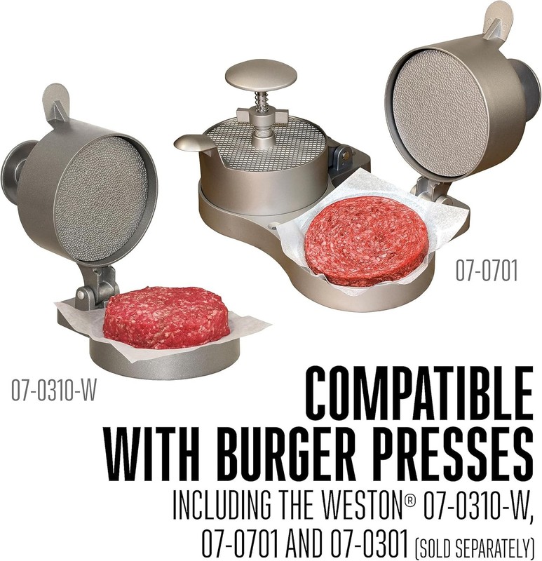 Wax-Infused Restaurant Grade Patty Separators, 1000 Sheets gallery
