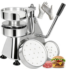 JOHAKYU 3 – in – 1 Commercial Burger Patty Maker, Hamburger Beef Patty Press Sta
