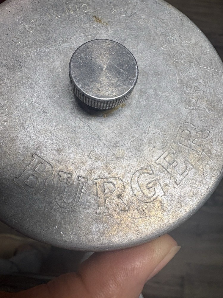 Vintage Heuck Burger Press