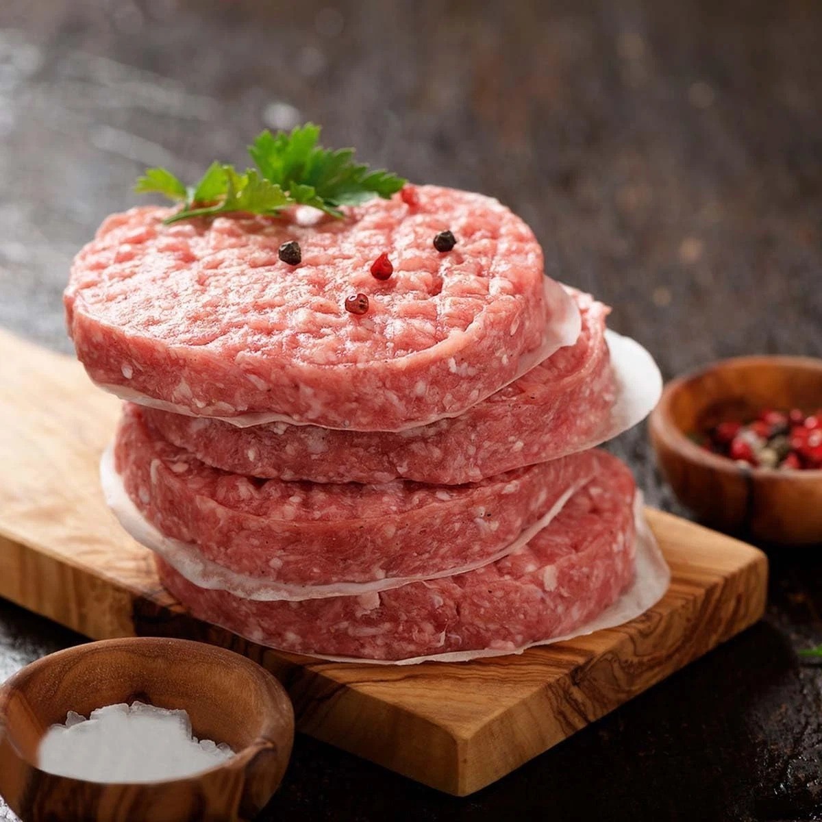 100 Pcs Burger Patty Paper Hamburger Parchment Papers 4 Inch Non-Stick Round Ham gallery