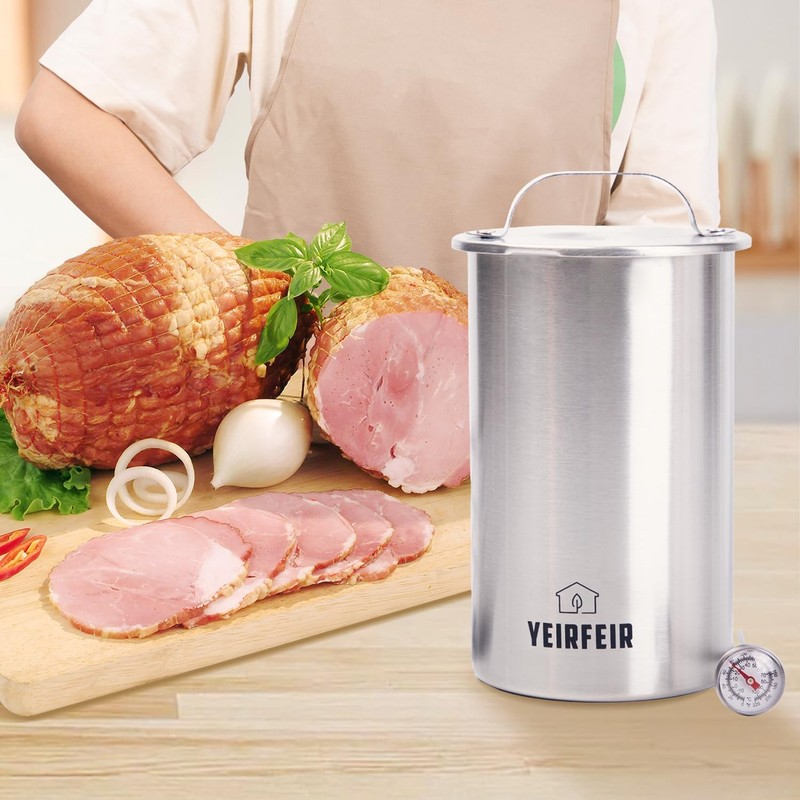Meat Press for Deli Meats & Ham - 304 Stainless Steel Food-Grade Hamburger an... gallery