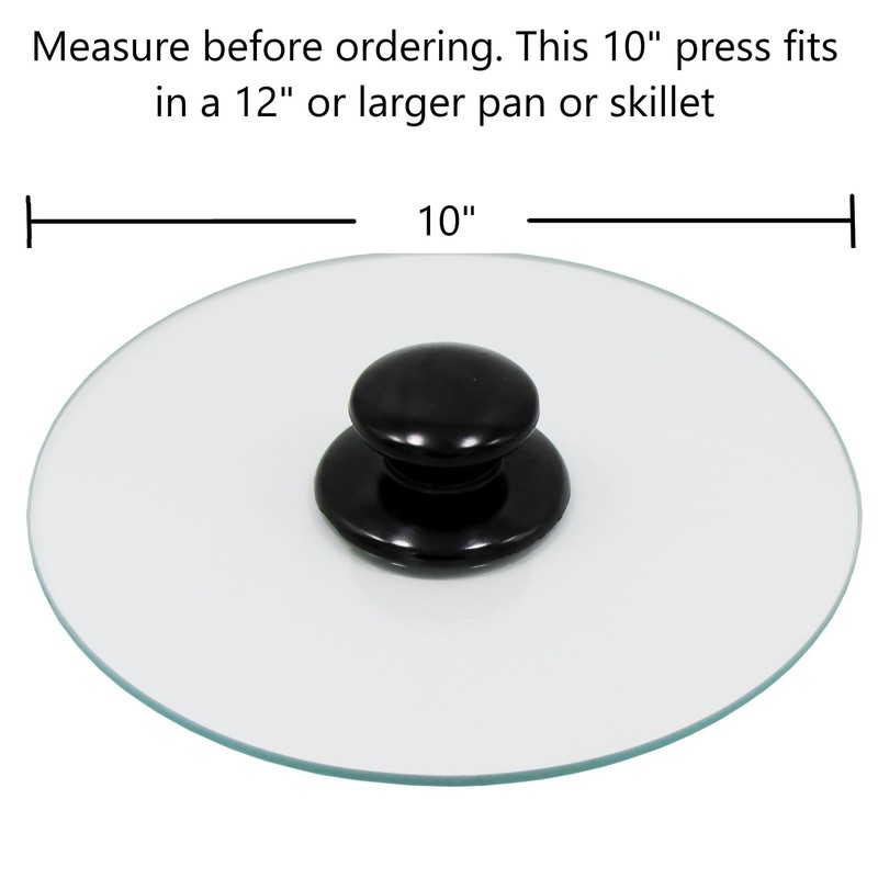 Bacon Press, Round Tempered Glass Bacon Press and Splatter Shield, Perfectly ... gallery
