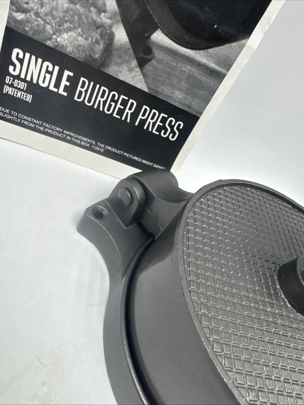 Weston Single Burger Press + Instruction Manual gallery