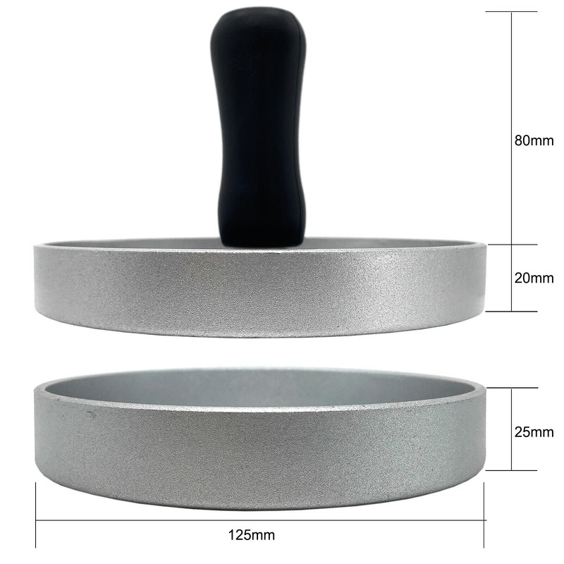 Hamburger Patty Maker Grill Press Large Round Burger Metal Mould Cooking Tools gallery
