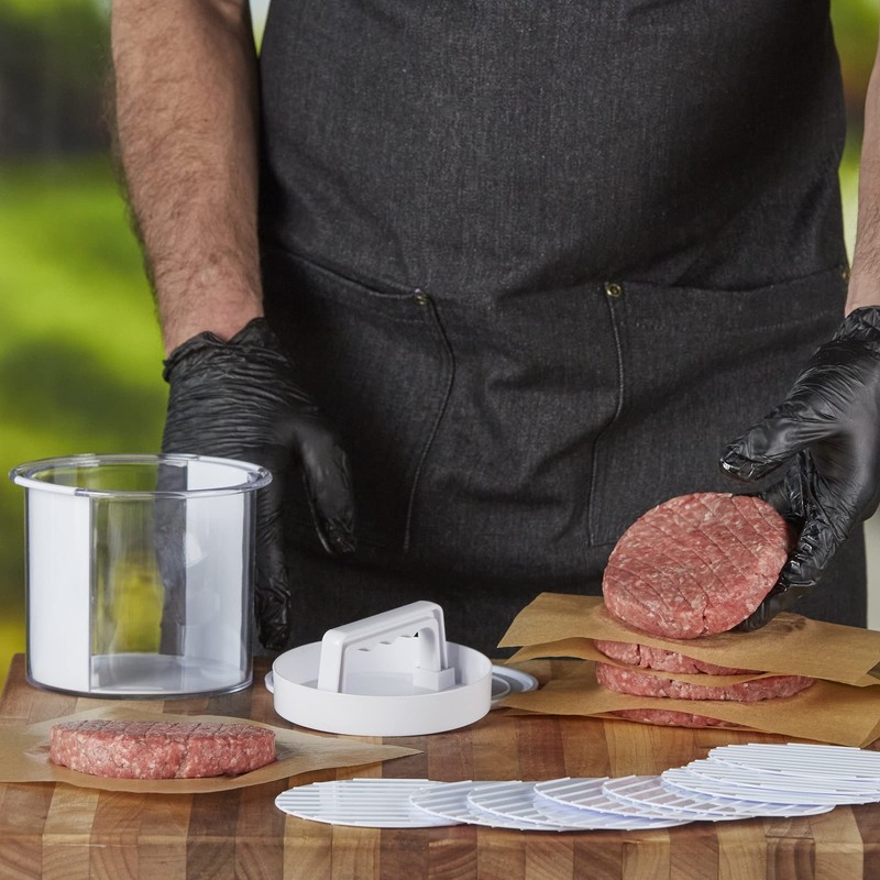 Hamburger Press Patty Maker - Non-Stick Burger Mold Shaper with Freezer Stora... gallery