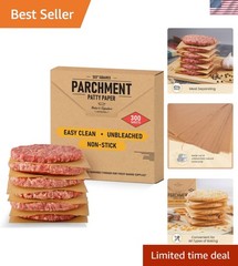 Baker’s Signature 5″x5″ Parchment Squares – 300 Natural, Eco-Friendly Sheets