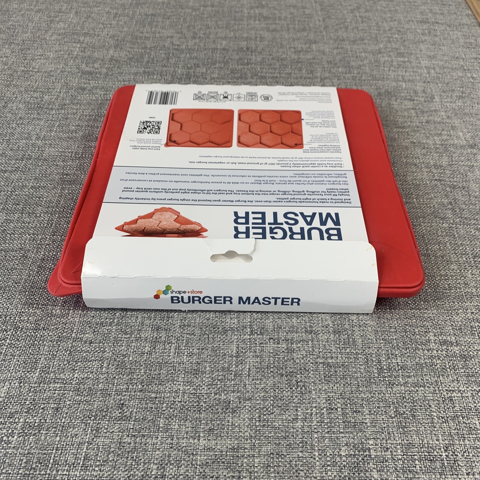 8 IN 1 Shape + Store Burger Master - Burger Press & Freezer Container -Brand New gallery