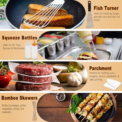 238pcs Premium Griddle Accessories Kit, Griddle Tools for Flat Top Grill with gallery