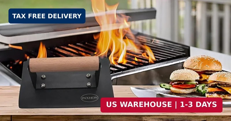 Kitchen Tools Heavy Duty Cast Iron Grill Press Burger Press Bacon Press Barbecue gallery