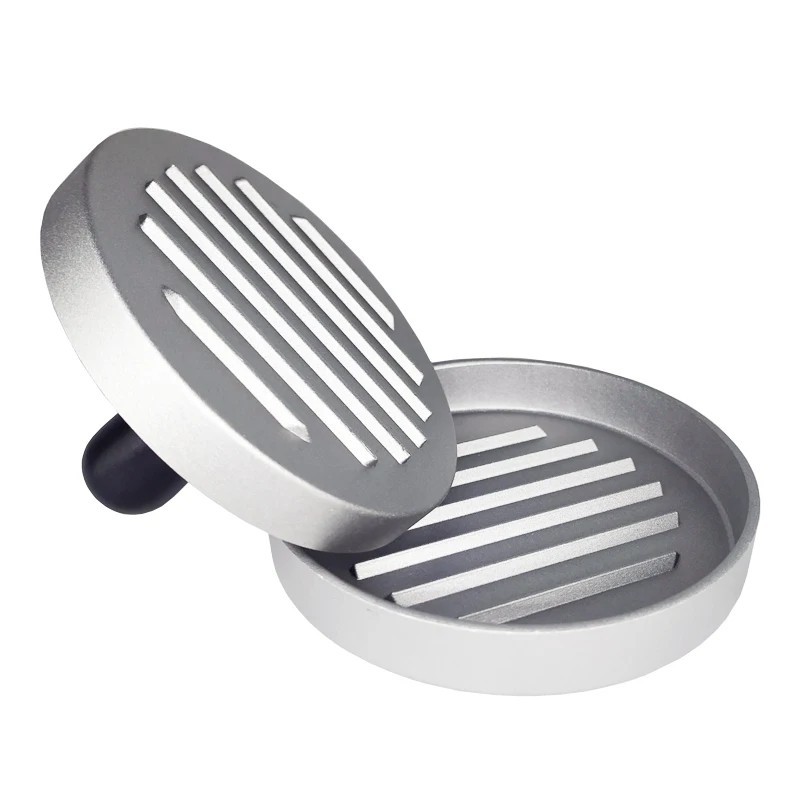 Hamburger Patty Maker Round Metal Mould Grill Burger Press - Cooking Tool