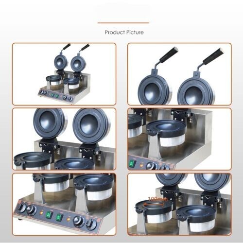 Hamburger Maker Ice Cream Burger Machine Panini Press Baker Waffle Maker gallery