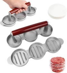 Mini Burger Press Sausage Patty Press Slider Burger Press To Make 3 Patties