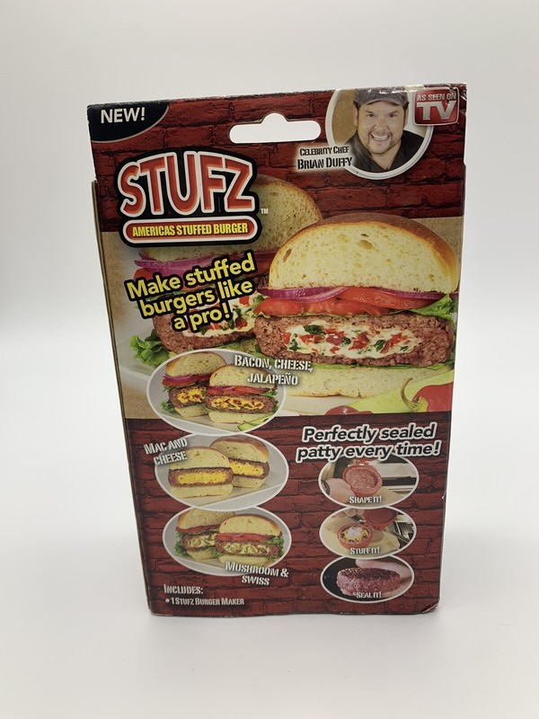 Stuff Stuffed Burger Press-Hamburger Patty Maker -As Seen On TV Brand New In Box gallery