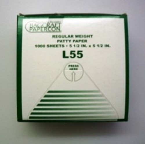 Hamburger & Sausage Press Patty Wax Sheets 1000 ct. Bagcraft L55 #540 gallery
