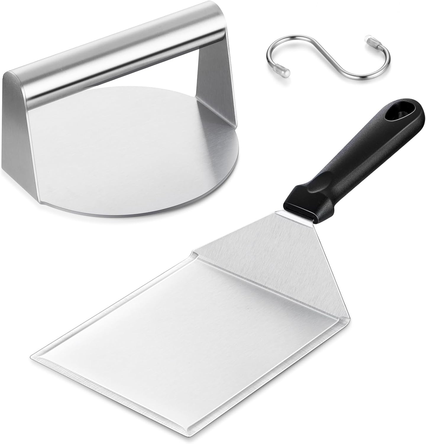 Leonyo Smashed Burger Kit, Large Burger Spatula, 5½ Inch Stainless Steel Burger gallery