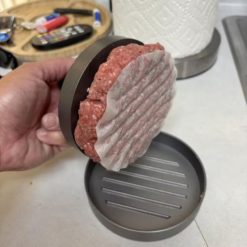 5.5 Inch Burger Press 150 Patty Papers, Non-Stick Hamburger Patty Maker with Wax gallery