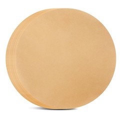 BYKITCHEN 14 Inch Parchment Paper Rounds, Non Stick Pizza 14, unbleached