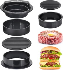Hamburger Press Patty Maker Hamburger Press Burger Press 3 in 1 Stuffed Burger
