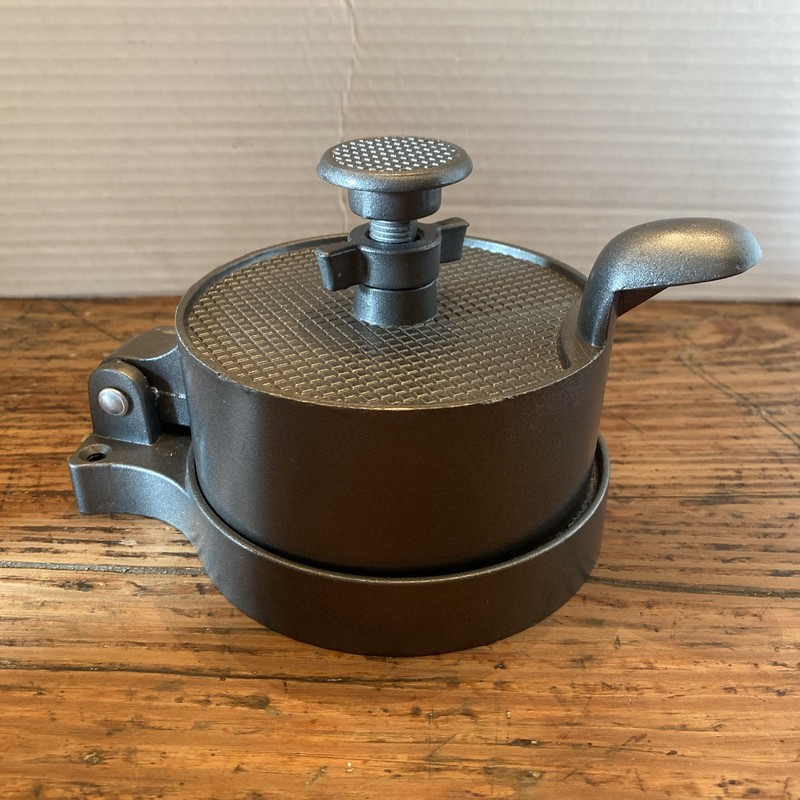 Weston Single Hamburger Press Heavy Duty Patty Maker with Waxed Papers Open Box gallery