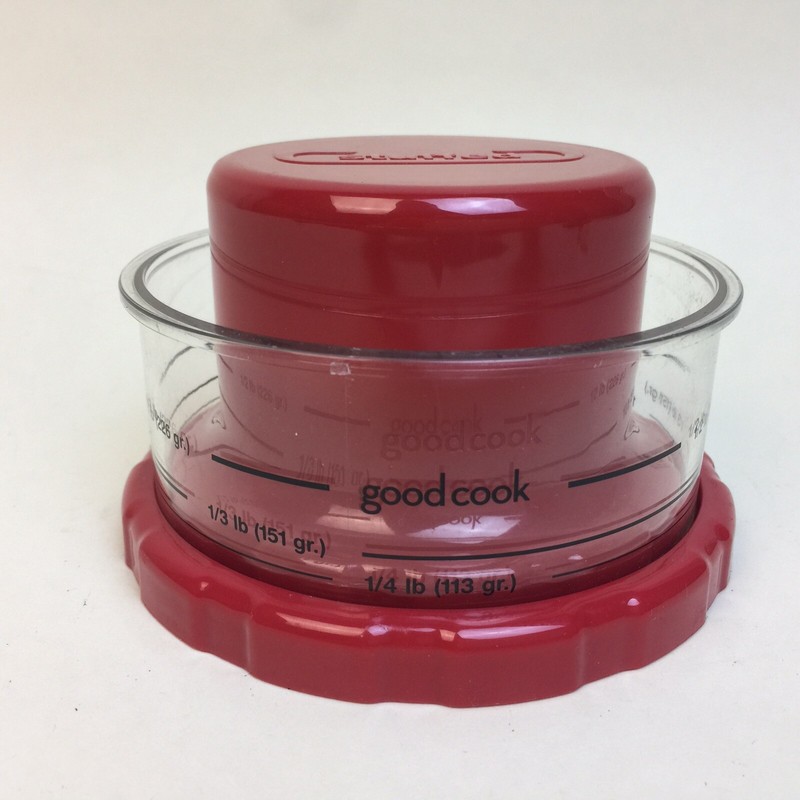 Good Cook 3 Piece 4” Plastic Hamburger Burger Stuffing Press gallery
