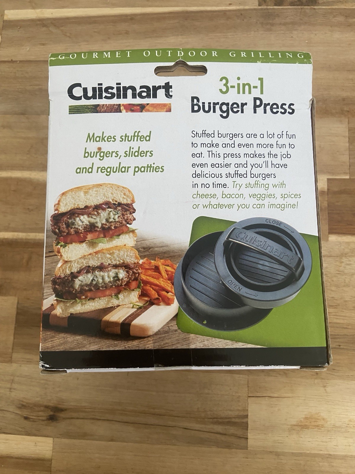 Cuisinart 3 in 1 Stuffed Burger Press gallery