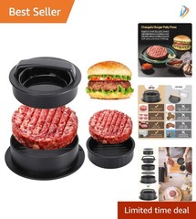 Ultimate Hamburger Patty Maker: Create Sliders & Stuffed Burgers Effortlessly