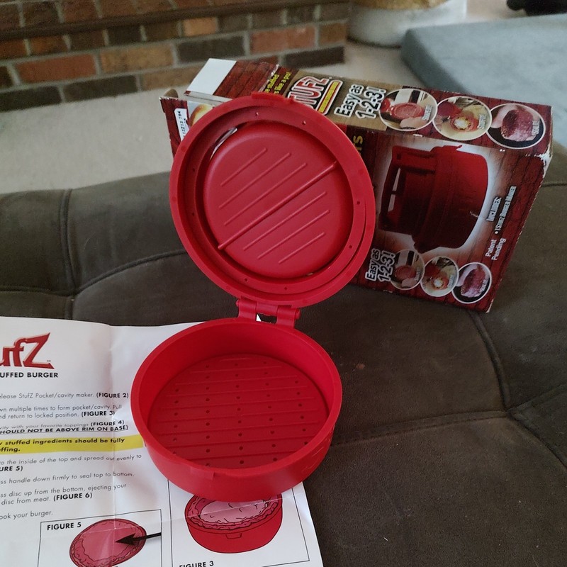 Stufz Stuffed Burger Press - Hamburger Patty Maker - As Seen On TV gallery