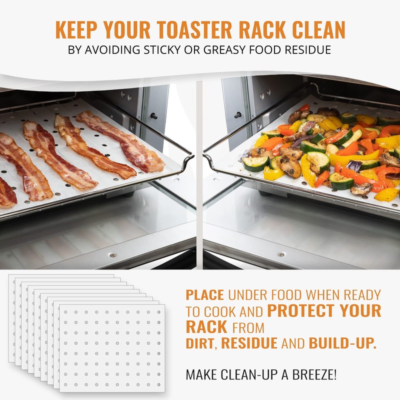 Parchment Paper Sheets for Toaster Oven Air Fryer 10 x 12 Compatible 10 x 12 gallery