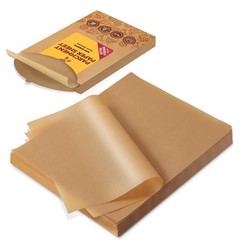 Katbite 400PCS Unbleached Parchment Paper Sheets, 12 12″x16″-400, 12″x16″-400