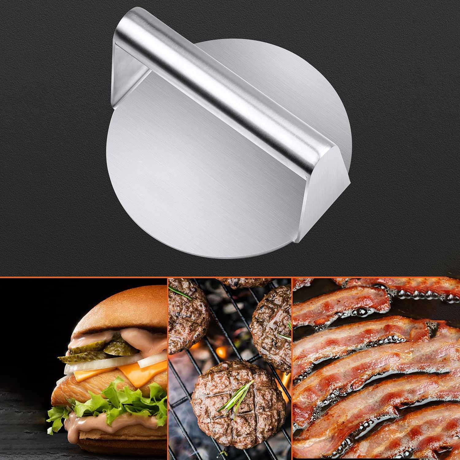 Burger Press,Round Smash Burger Press,Griddle Accessories Kit for Grill,1633 gallery