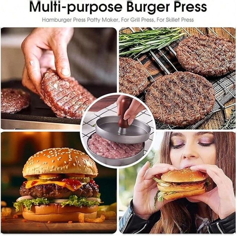 Meat Patty Maker Pro - Efficient Meat Pie Compactor & BBQ Minced Meat Press Tool gallery