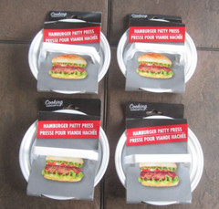 LOT OF (4) Cooking Concepts Hamburger Patty Press BRAND NEW