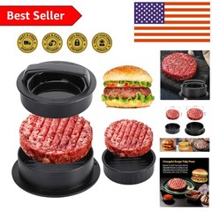 Ultimate Patty Maker Press with Parchment Papers – Ideal for Beef & Sliders