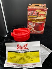 STUFZ Burger Press As seen On TV, Make Stuffed Burgers Like a Pro-New Sealed Box