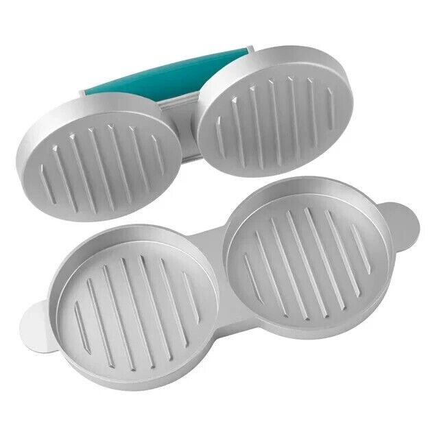 Pioneer Woman Double Burger Press Timeless Beauty Aluminum Teal Green gallery
