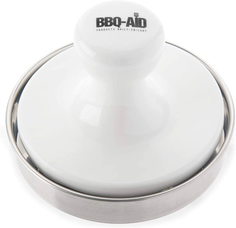 Stylish Heavy-Duty Burger Press - 5 Inch Round for Griddle and Grill Cooking gallery