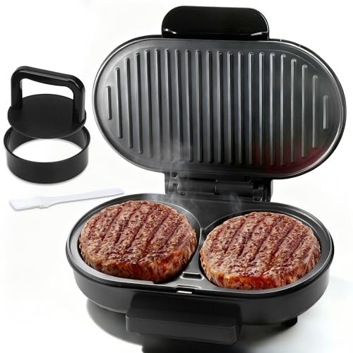 FineMade Maker, Breakfast Sandwich Maker, Burger Press Patty Double Mini Grill gallery