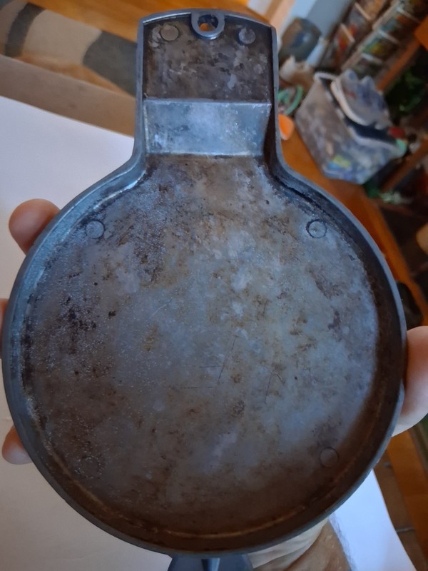 Hamburger Smasher Cast Aluminum A Duck On The Top 5.25 Inchs Across By Sears gallery