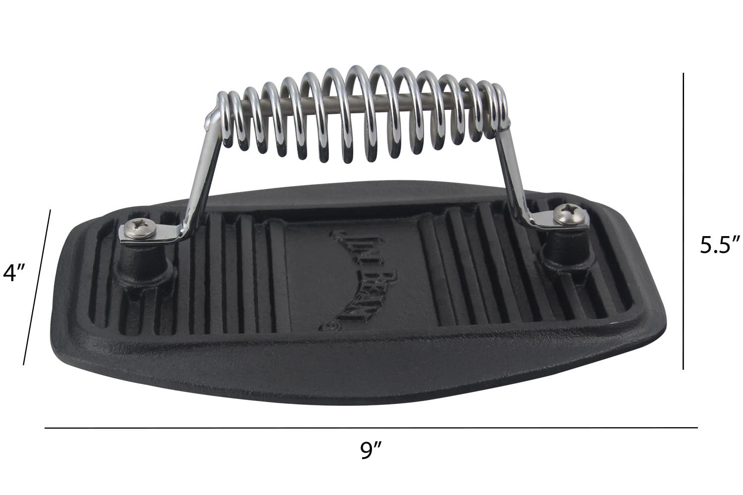 Stainless Steel Cast Iron Meat Press, Pre Seasoned for Delicious Meat, Steak,... gallery