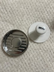 Meykers Porcelain Burger Press 5″ Hamburger Patty Press Burger Mold Ring EUC