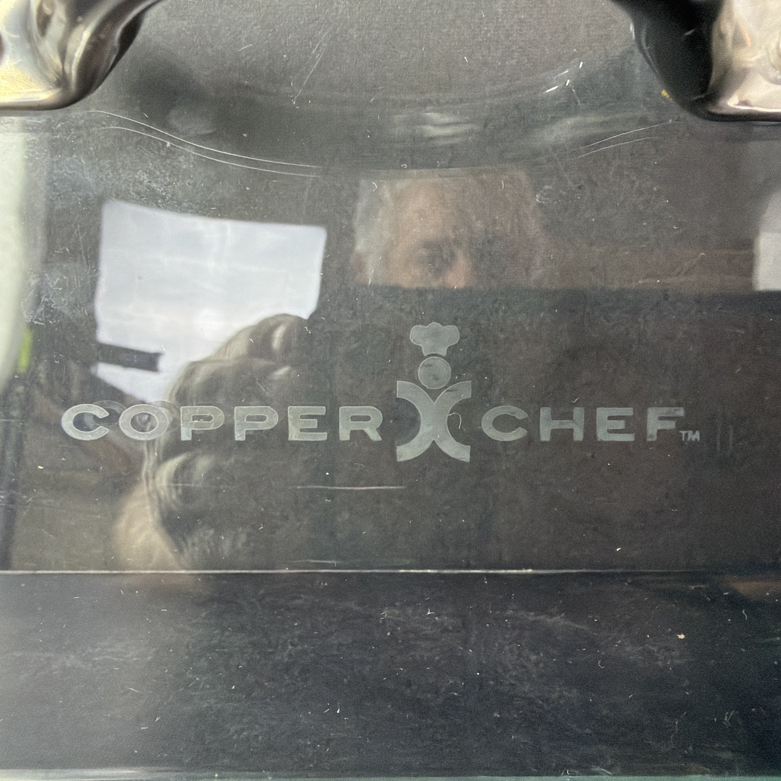 Copper Chef Glass Square Lid Food Press Bacon Burger Panini 8x8 gallery