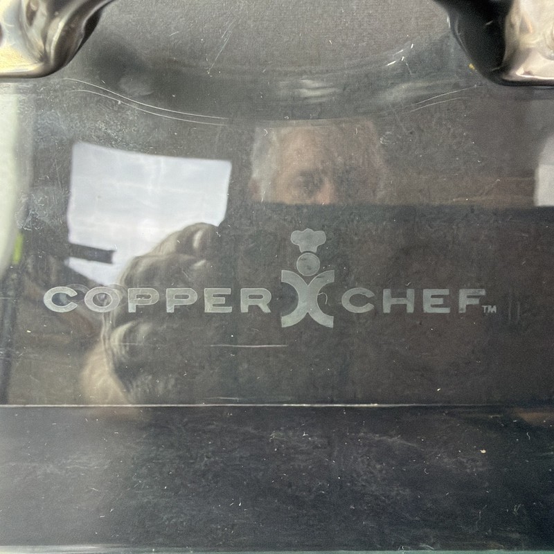 Copper Chef Glass Square Lid Food Press Bacon Burger Panini 8x8 gallery