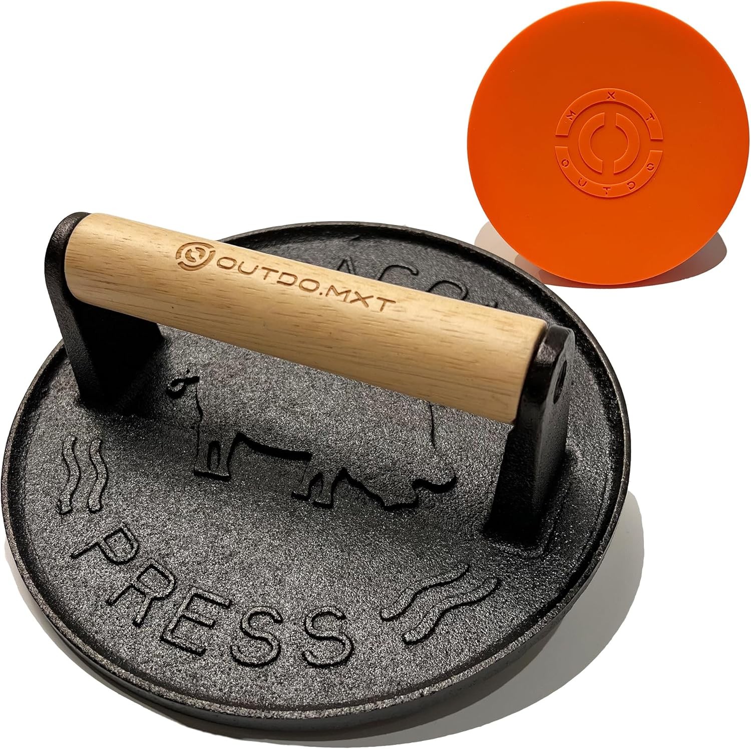 Burger Press Smash for Blackstone Griddle Heavy Duty Cast Round gallery
