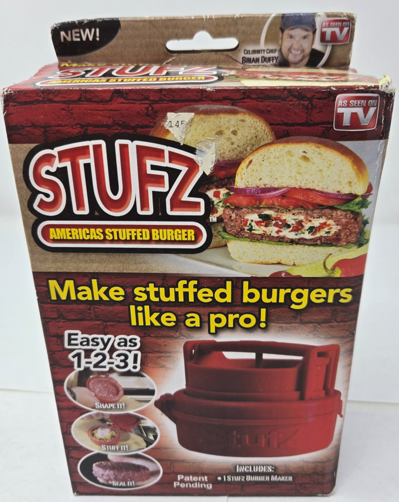 STUFZ America’s Stuffed Burger Maker As Seen On TV (New)HARD TO FIND(#JD9499025)