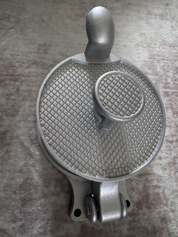 Adjustable Aluminum Burger Press Patty Maker 1/4lb to 3/4lb - Includes Papers gallery