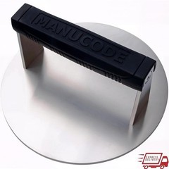 Stainless Steel Heavy Duty Burger Press Meat Smasher Steak Bacon Panini Fish New