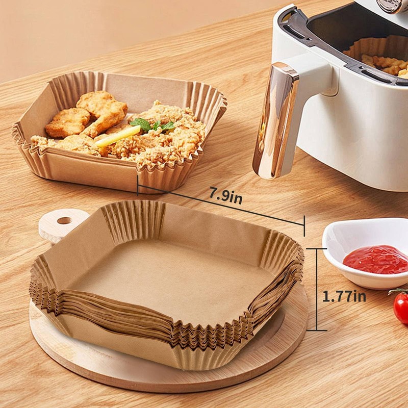 125 Pcs 7.9 Inch Square Air Fryer 125 Square, primary color gallery