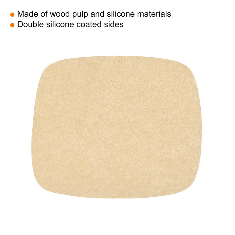 uxcell 200pcs Air Fryer Parchment Paper, 8.5 Inch Square inch, Beige gallery