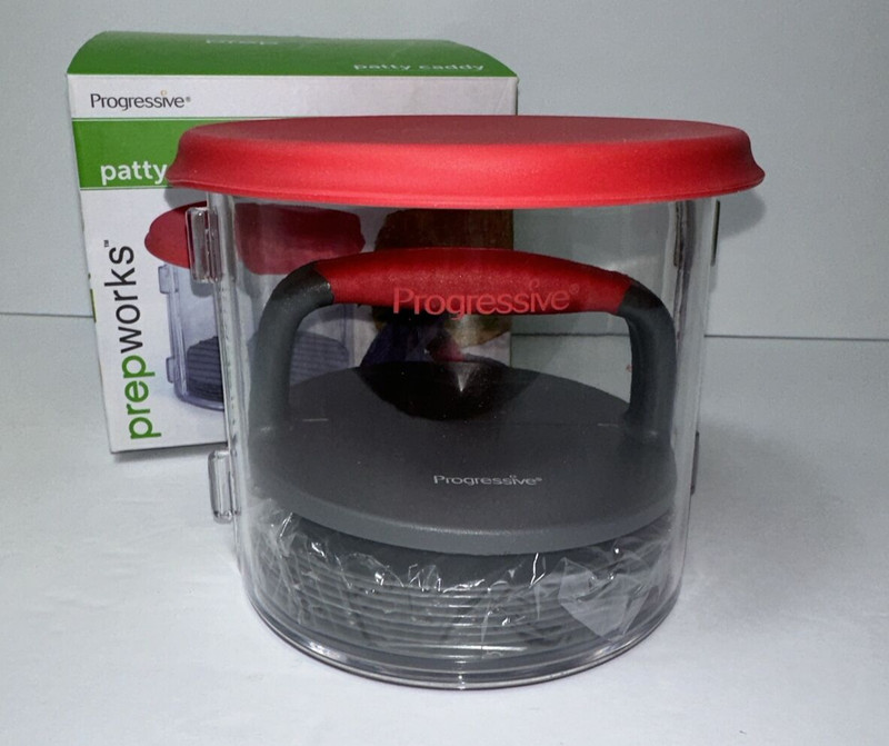 Prepworks Progressive Hamburger Patty Caddy Press and Storage Container gallery