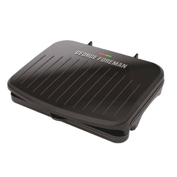 FamilySize Grill & Panini Press, Nonstick Ceramic Coating, FatRemoving Slope,...